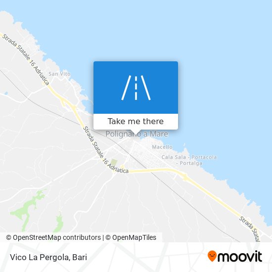 Vico La Pergola map