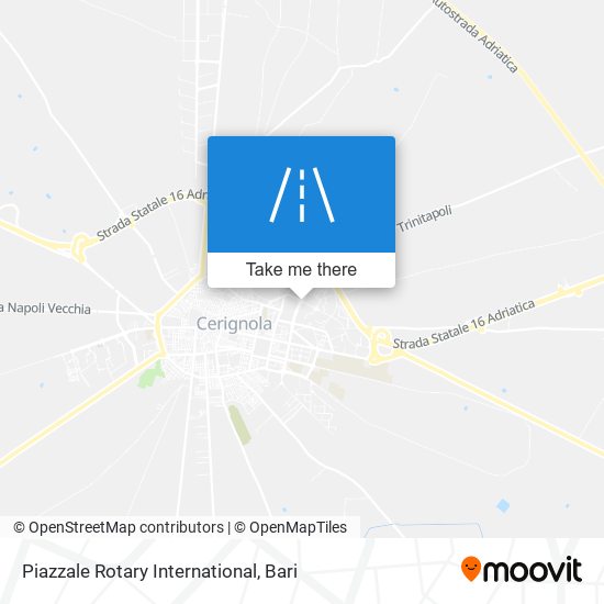Piazzale Rotary International map