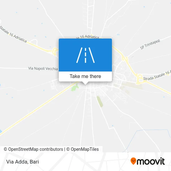 Via Adda map