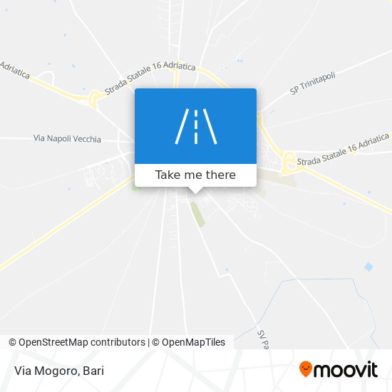 Via Mogoro map