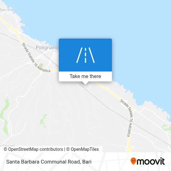 Santa Barbara Communal Road map