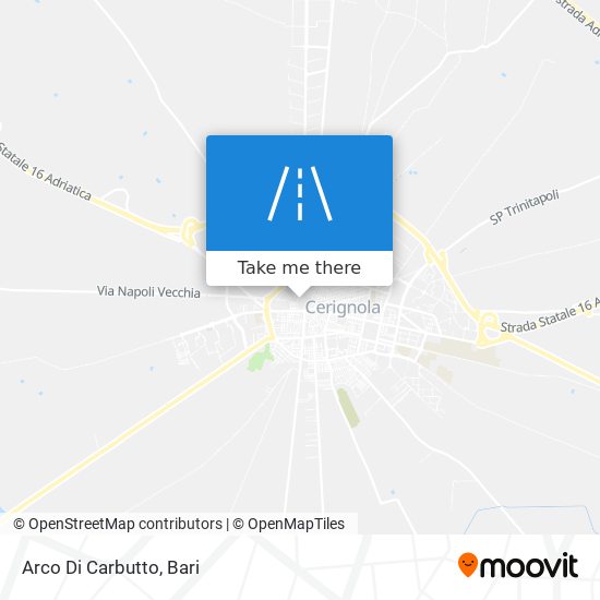 Arco Di Carbutto map