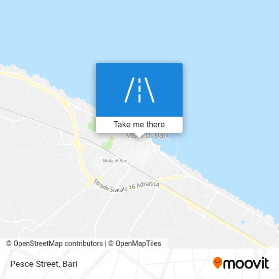 Pesce Street map