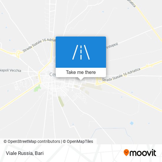 Viale Russia map