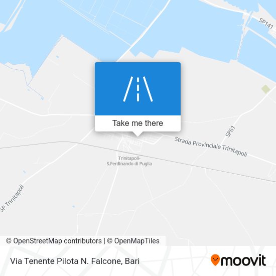 Via Tenente Pilota N. Falcone map