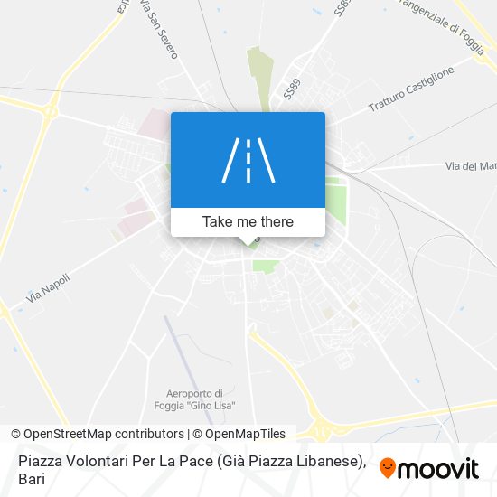 Piazza Volontari Per La Pace (Già Piazza Libanese) map