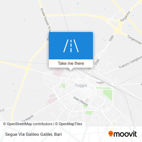 Segue Via Galileo Galilei map