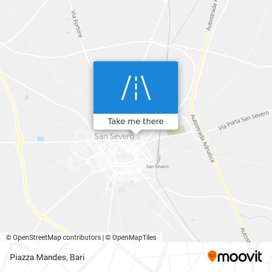 Piazza Mandes map