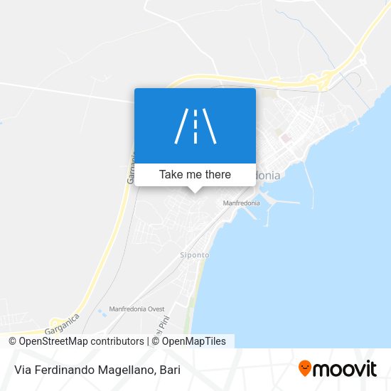 Via Ferdinando Magellano map