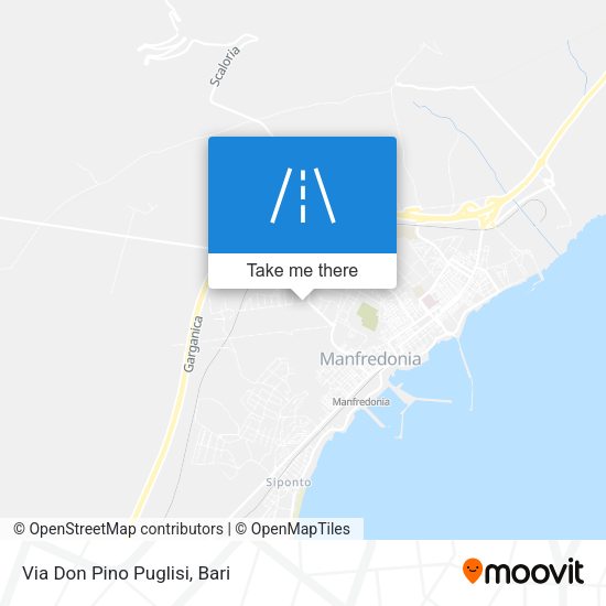 Via Don Pino Puglisi map