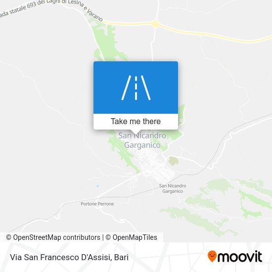Via San Francesco D'Assisi map