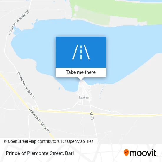 Prince of Piemonte Street map