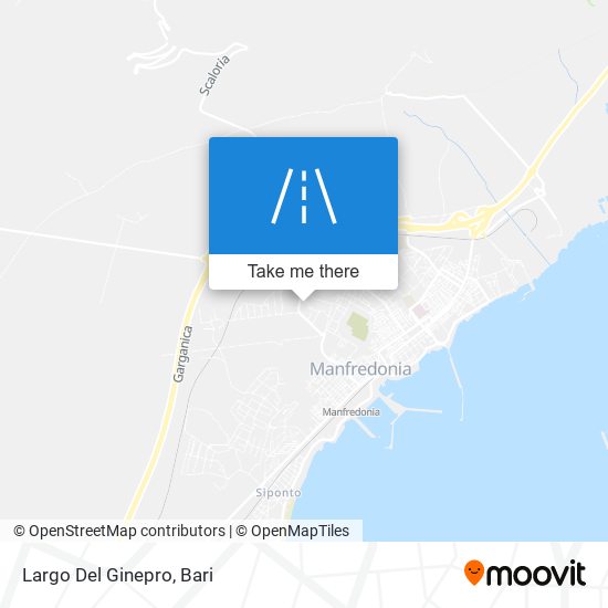 Largo Del Ginepro map