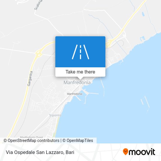 Via Ospedale San Lazzaro map