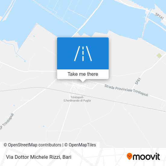 Via Dottor Michele Rizzi map