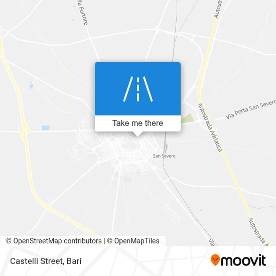 Castelli Street map
