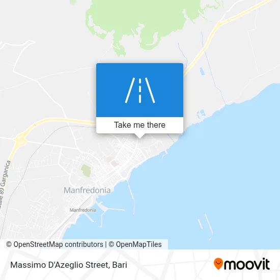 Massimo D'Azeglio Street map