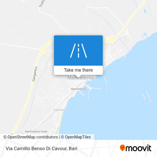 Via Camillo Benso Di Cavour map