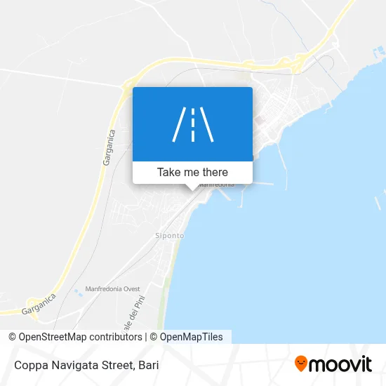 Coppa Navigata Street map