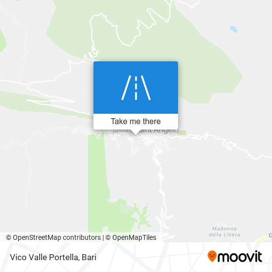 Vico Valle Portella map