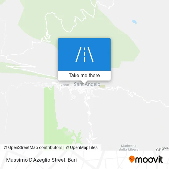 Massimo D'Azeglio Street map