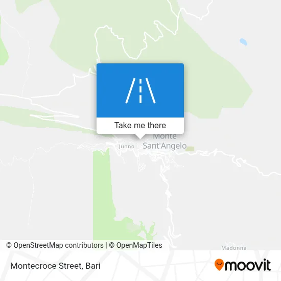 Montecroce Street map