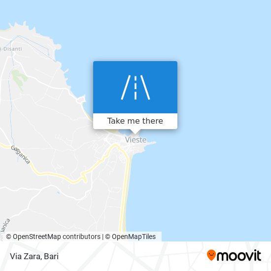 Via Zara map