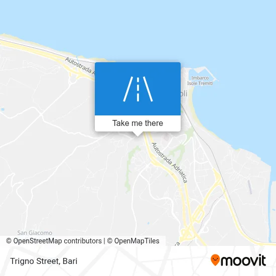 Trigno Street map