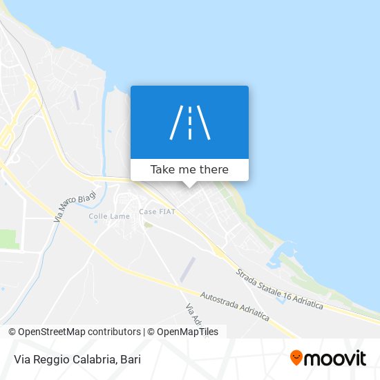 Via Reggio Calabria map