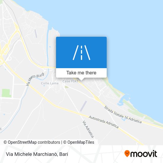 Via Michele Marchianò map