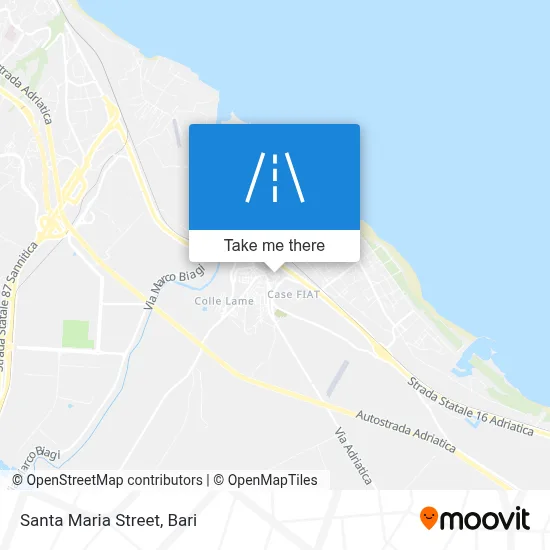 Santa Maria Street map