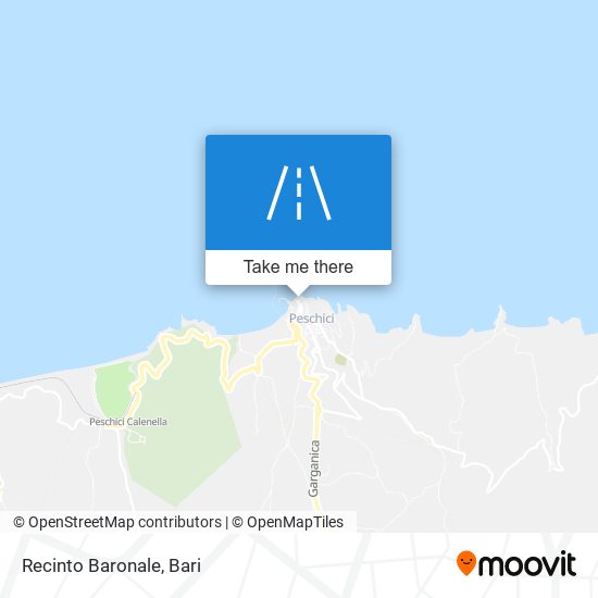 Recinto Baronale map