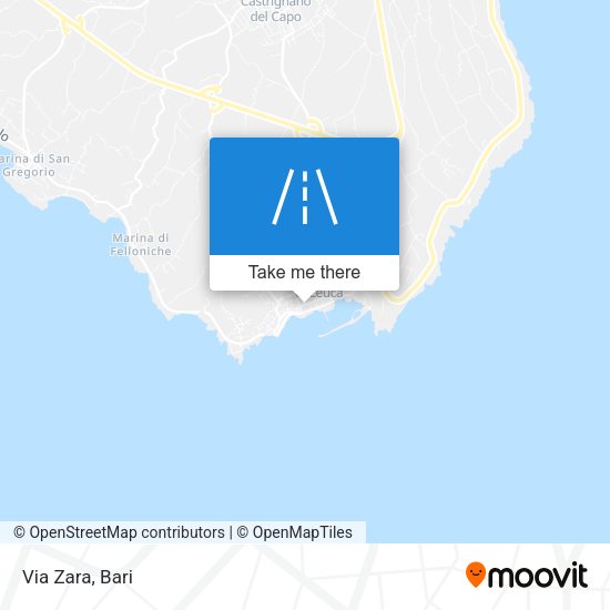 Via Zara map