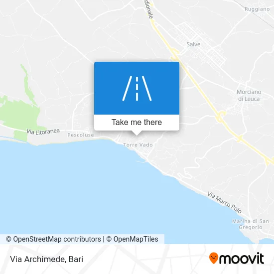 Archimede Street map