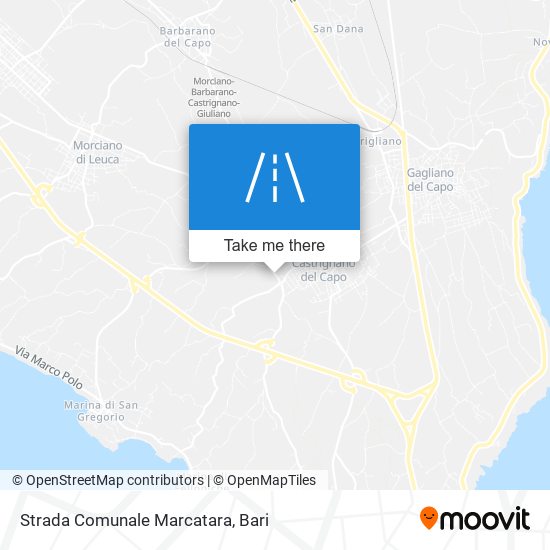Strada Comunale Marcatara map