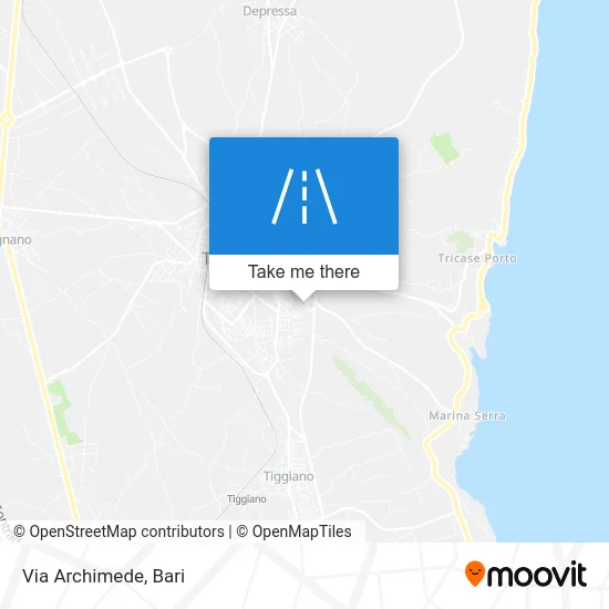 Archimede Street map