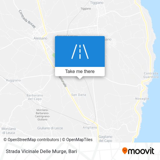 Strada Vicinale Delle Murge map