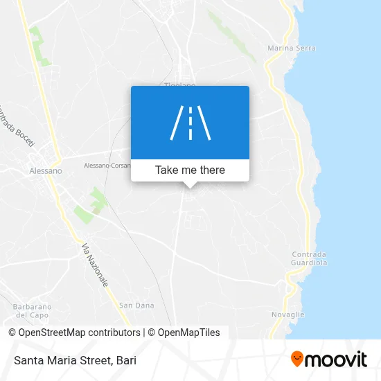 Santa Maria Street map