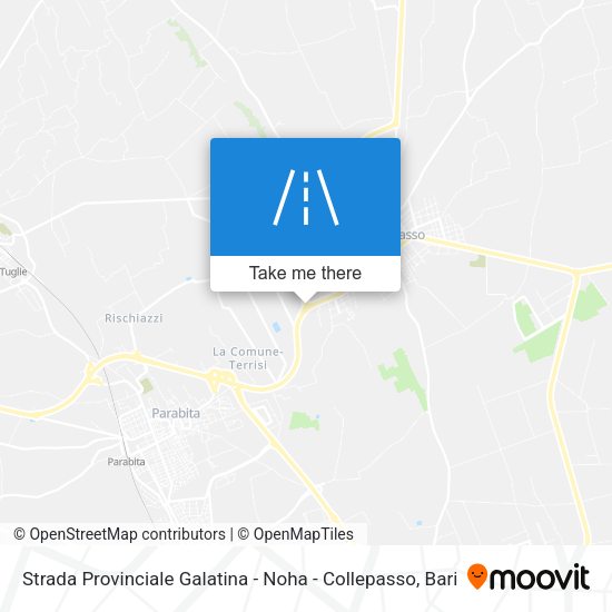 Strada Provinciale Galatina - Noha - Collepasso map