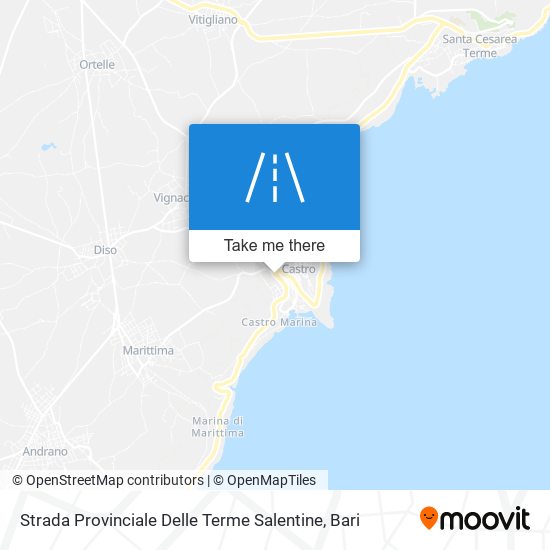 Strada Provinciale Delle Terme Salentine map