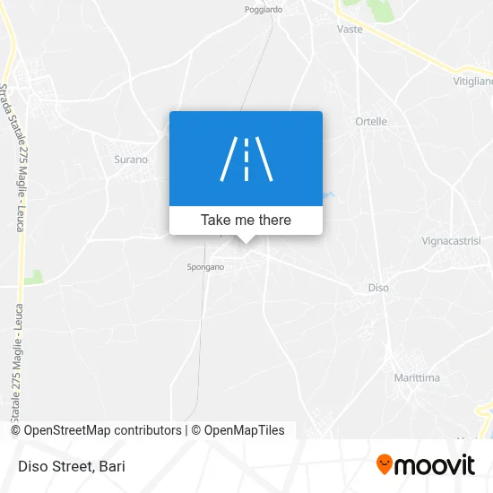 Diso Street map
