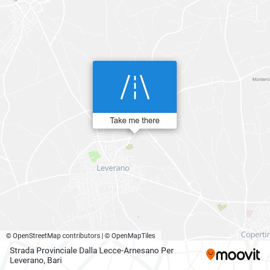 Strada Provinciale Dalla Lecce-Arnesano Per Leverano map