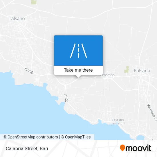 Calabria Street map
