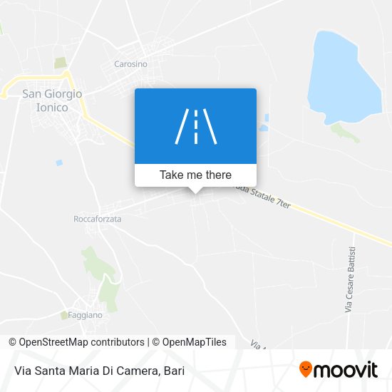 Via Santa Maria Di Camera map