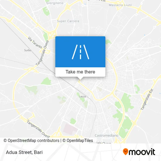 Adua Street map