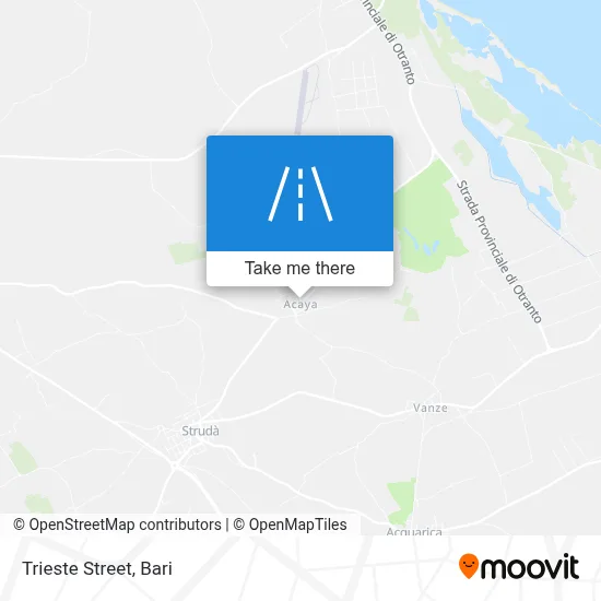 Trieste Street map