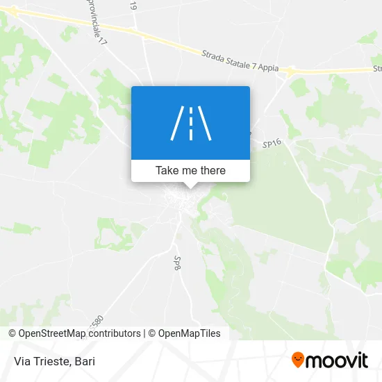 Via Trieste map
