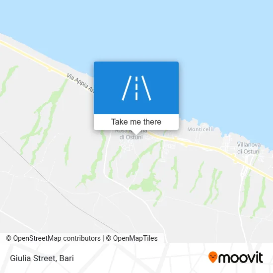 Giulia Street map