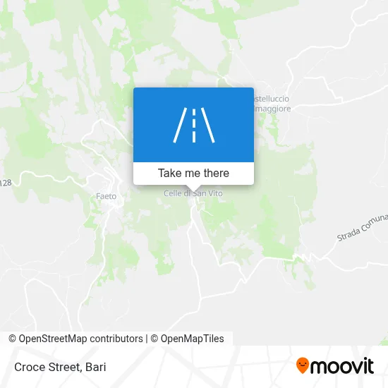 Croce Street map