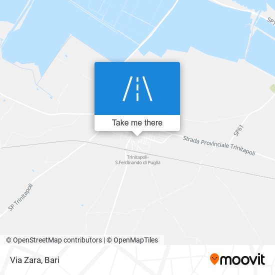 Via Zara map